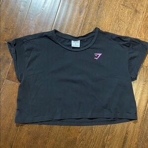 Gymshark Cropped Top black Size XL black